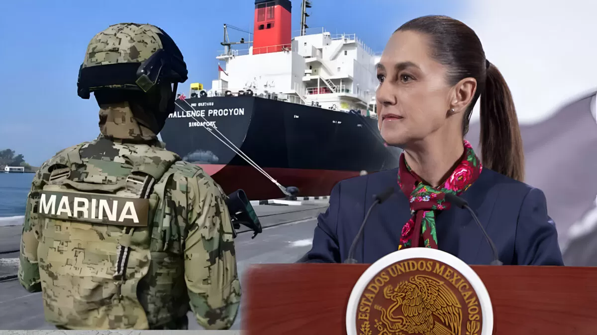 Detenciones por Huachicol Fiscal Fortalecen a la Marina: Sheinbaum