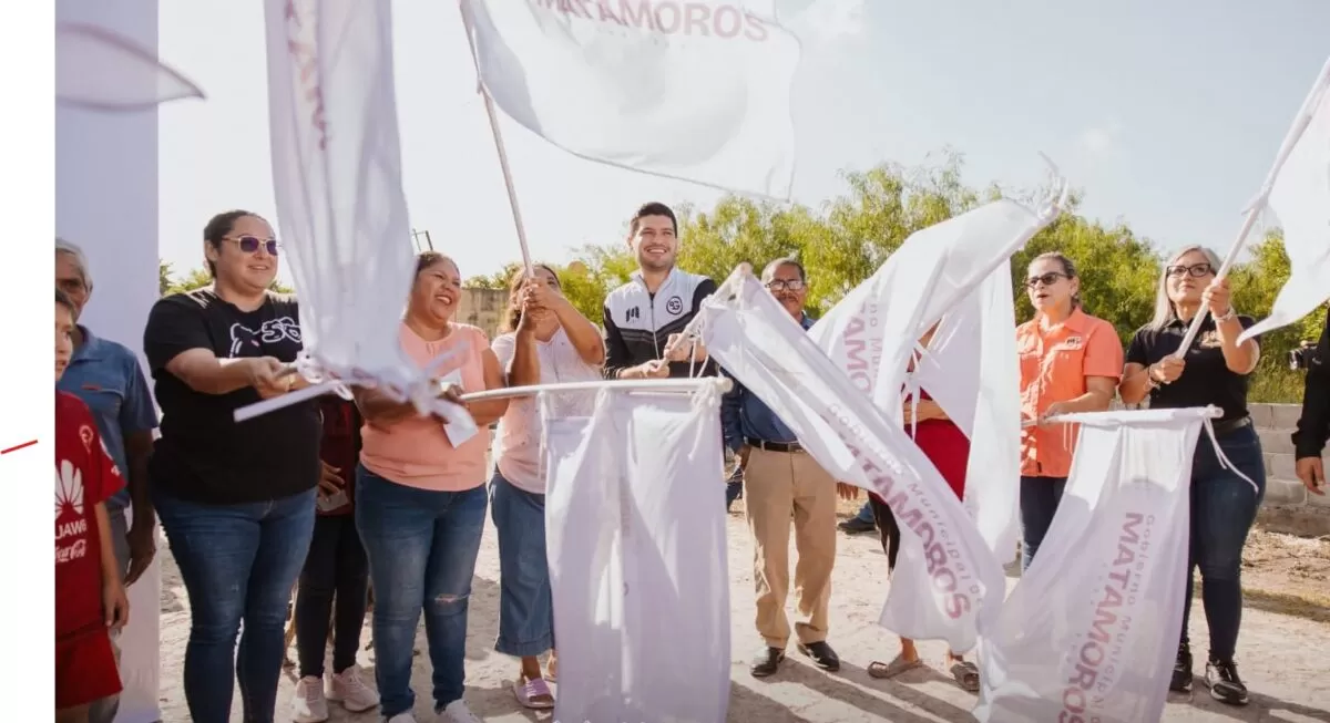 Alcalde Beto Granados inicia obra de pavimentación en la colonia Los Olivos