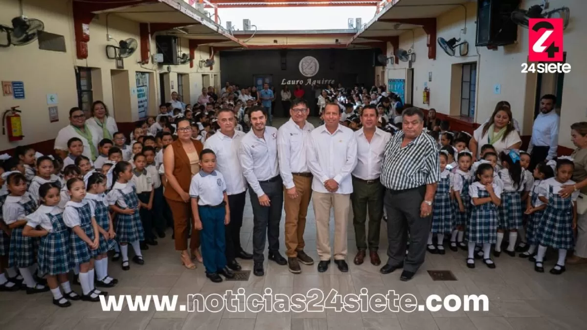 Inaugura titular de la STPS ciclo escolar 2025-2026 en Victoria