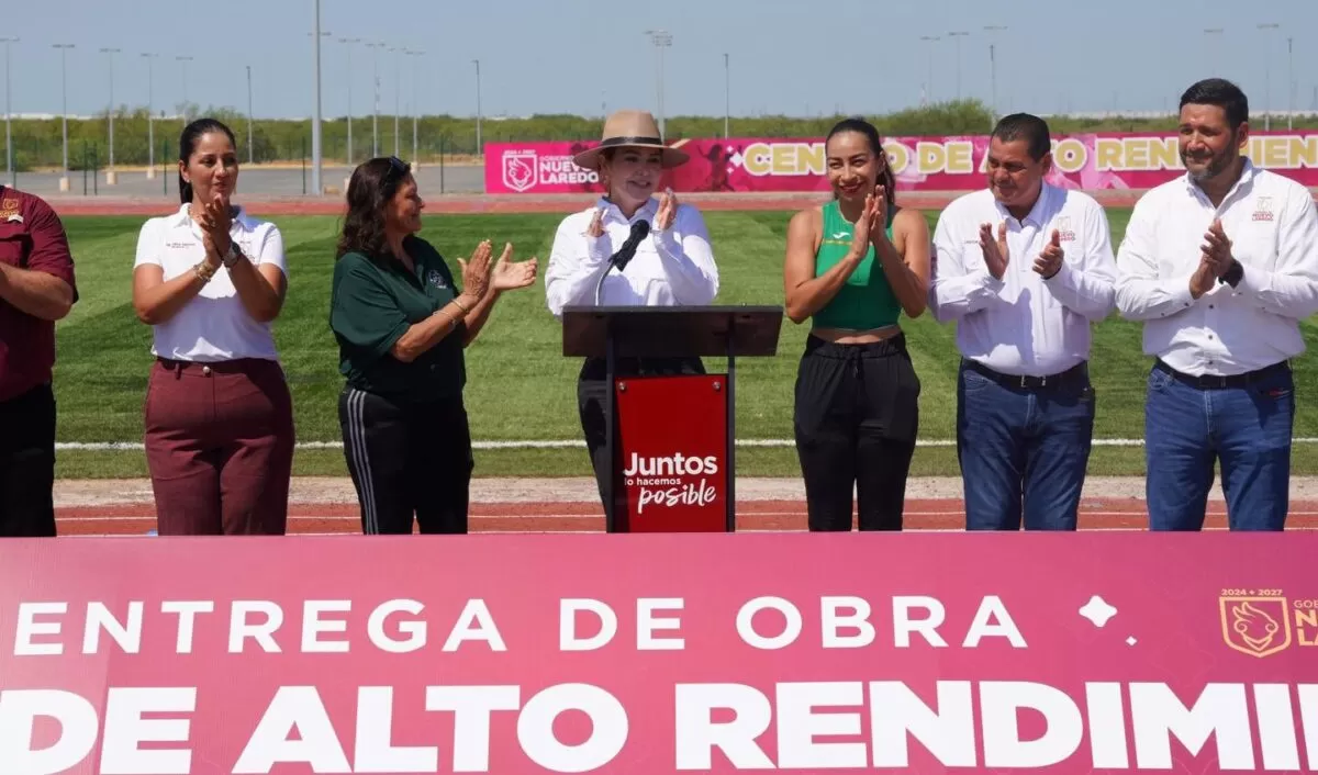 Alcaldesa Carmen Lilia Canturosas pone en marcha nuevo centro de alto rendimiento deportivo