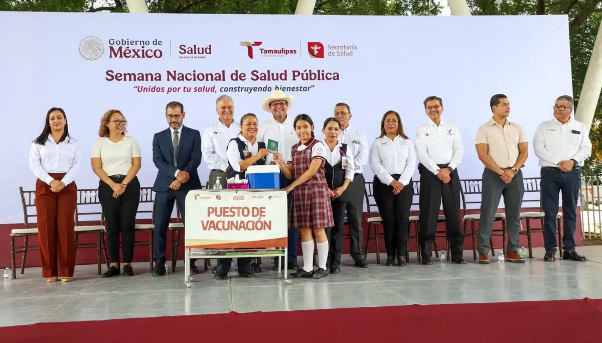 Supera Tamaulipas meta establecida en Semana Nacional de Salud Pública 2025