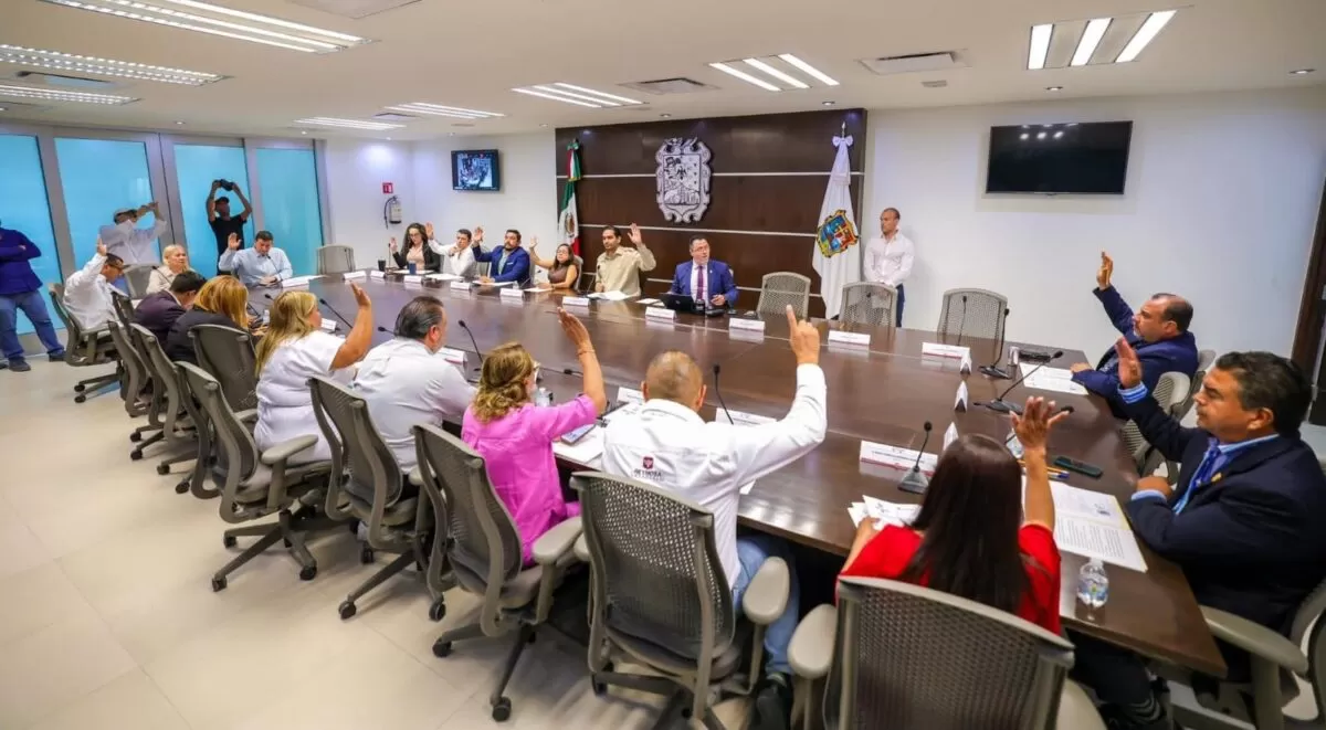 Presidió Alcalde Carlos Peña Ortiz la L Sesión del Cabildo de Reynosa