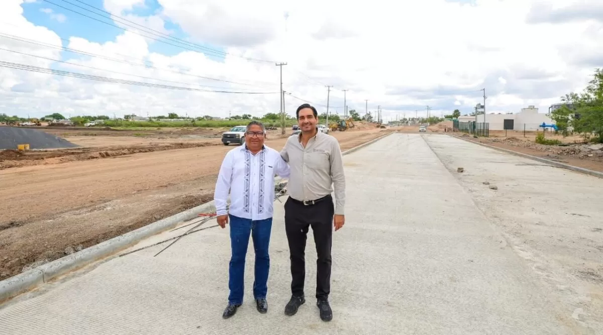 Avanza transformación de Reynosa con pavimentación del Gobierno de Carlos Peña Ortiz