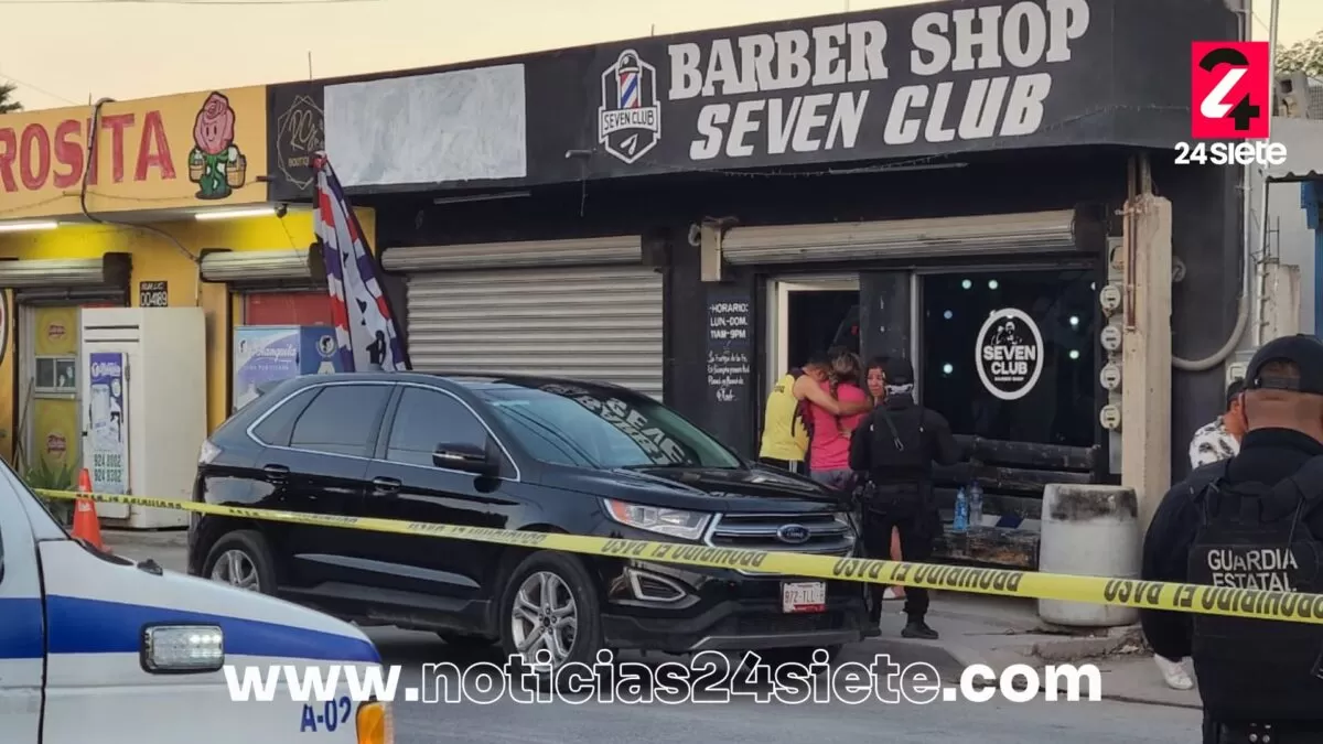 Hallan a hombre sin vida dentro de barbería en Reynosa
