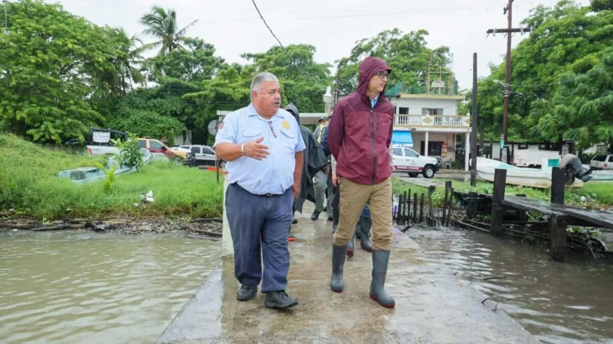 Erasmo González refuerza acciones en zonas afectadas por lluvias