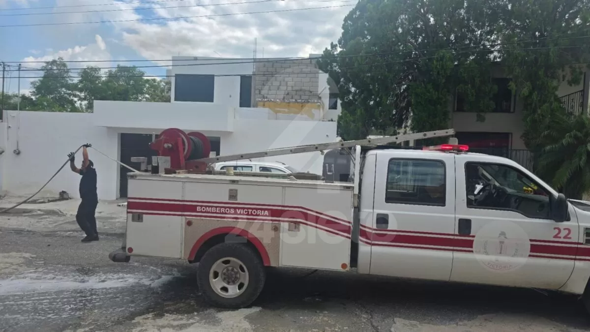 Vivienda sufre importantes daños materiales por incendio en Victoria