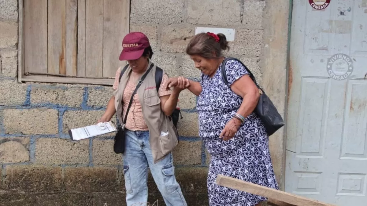 Bienestar a censado a más de 26 mil viviendas afectadas por lluvias
