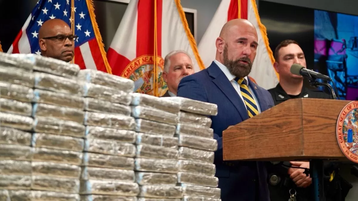 Interceptan en Florida 173 kilos de cocaína provenientes de México