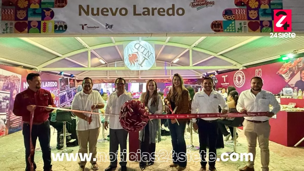 Carmen Lilia inaugura el stand de Nuevo Laredo en la Feria Tamaulipas