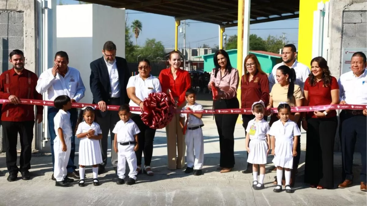 Carmen Lilia entrega obras en escuelas y refuerza apoyo a la educación