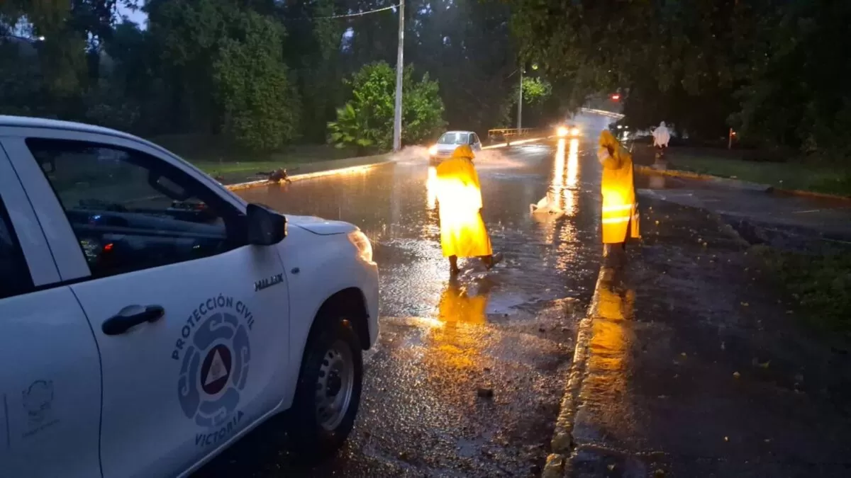 Protección Civil reporta saldo blanco tras intensas lluvias en Ciudad Victoria