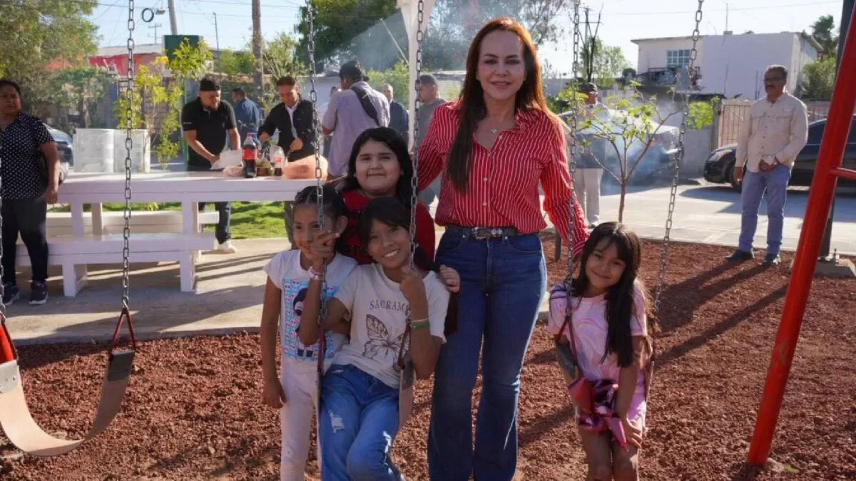 Carmen Lilia entrega espacios públicos renovados a las familias de Nuevo Laredo