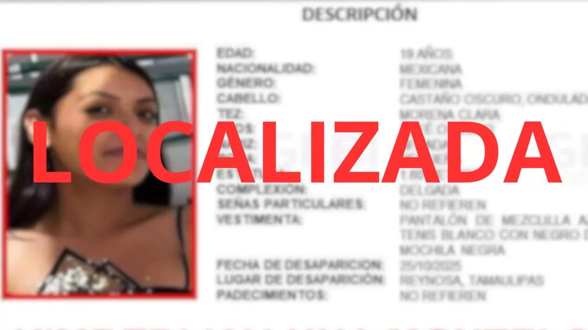 Confirman localización con vida de Kimberly Luna en Reynosa