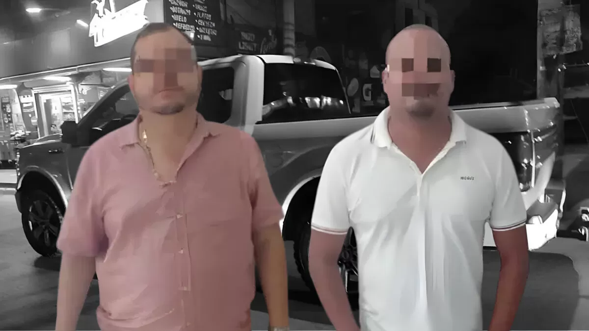 Detienen a dúo delincuente con camioneta robada en Matamoros