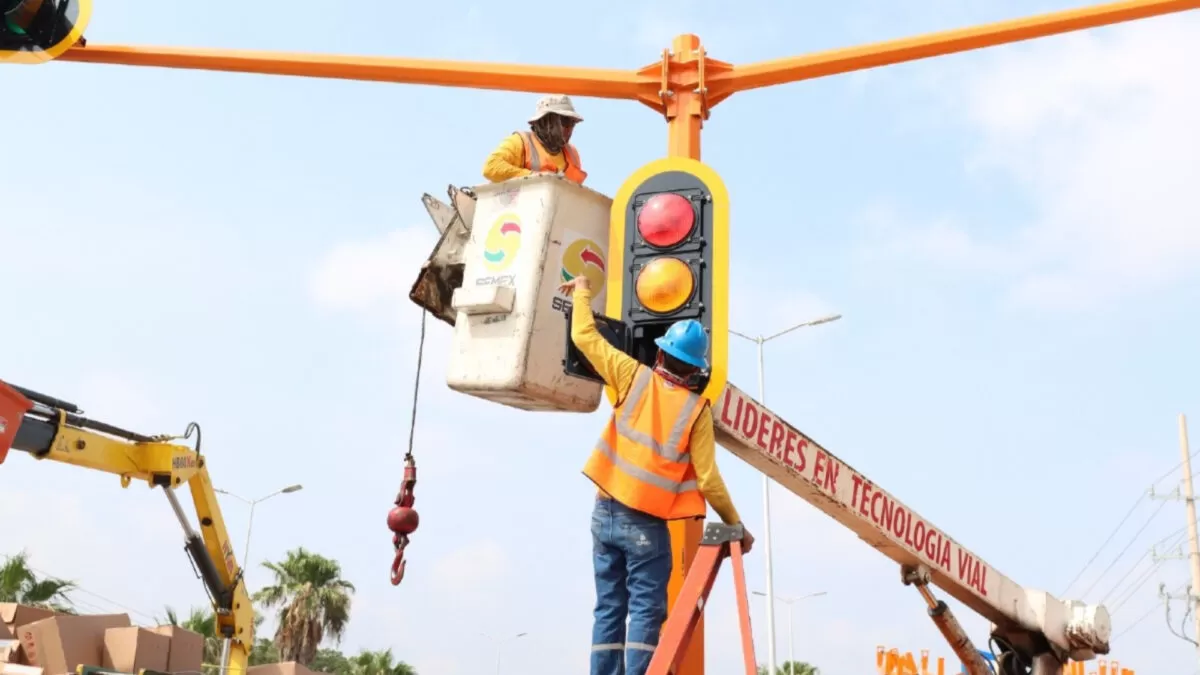 Mil 200 metros de cable robados dejan cruces sin semáforos en Victoria