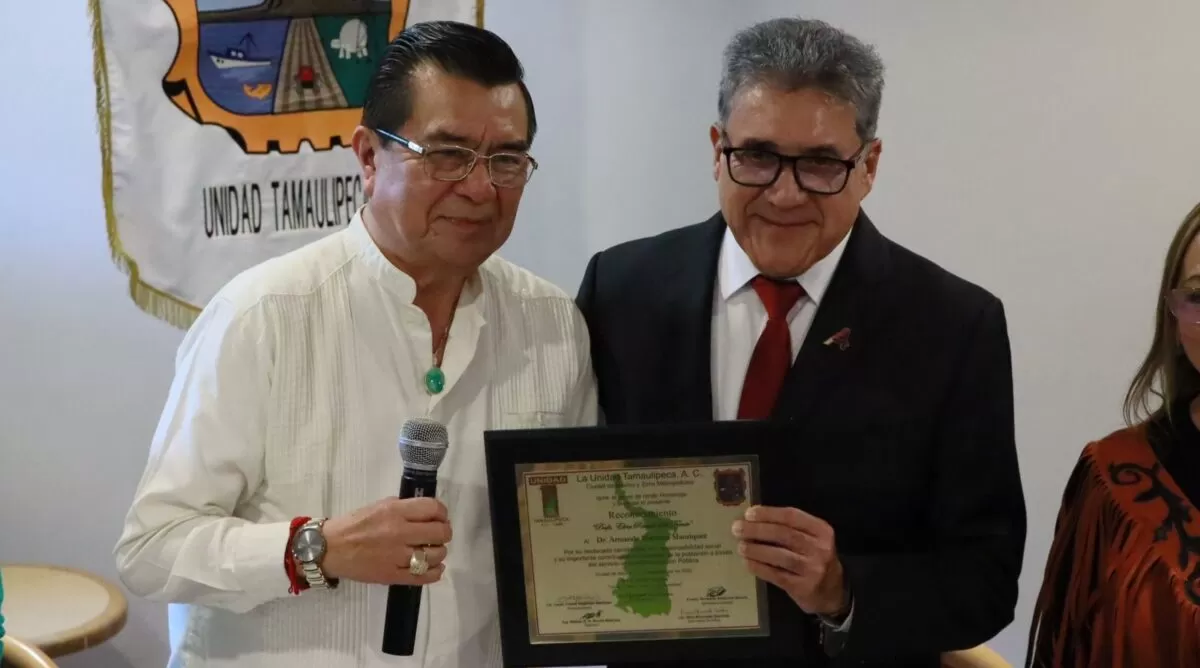 Reconocen en la Ciudad de México al alcalde Armando Martínez como “Brillante Tamaulipeco”