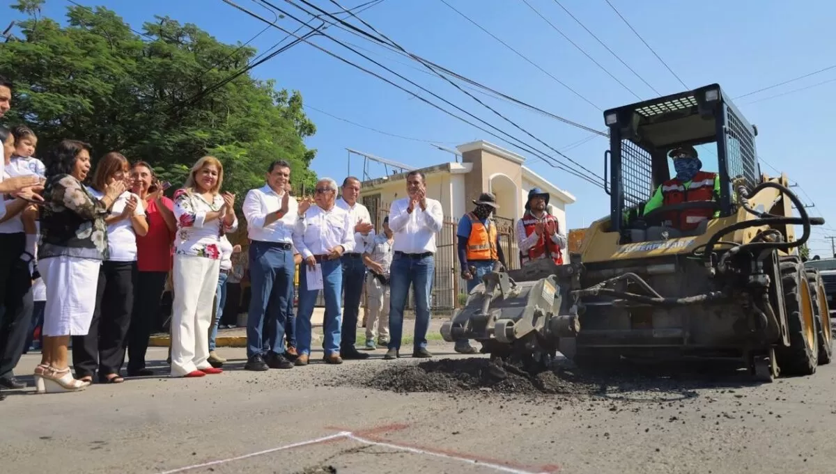 Para seguridad de alumnos, intensifica Municipio bacheo en ruta escolar de Victoria