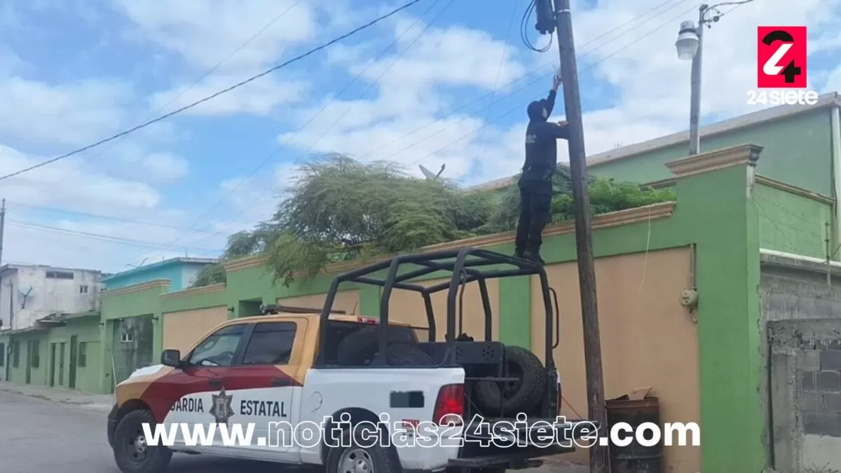 Autoridades retiran cámaras ilegales en Matamoros