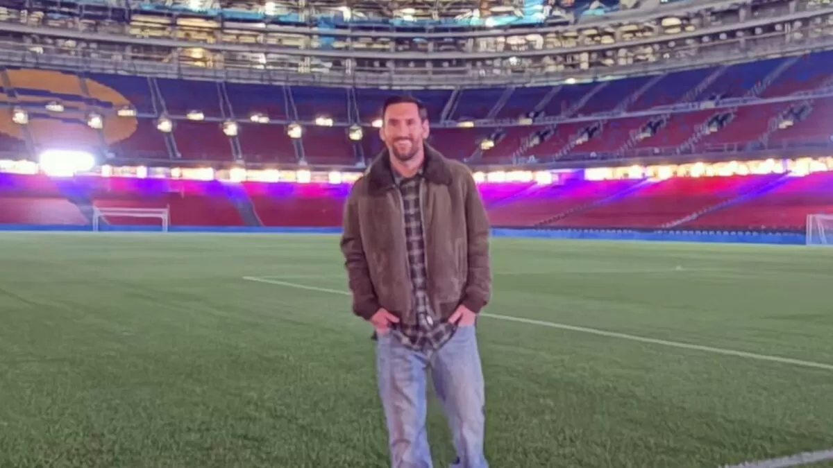 Messi visita el Camp Nou y despierta nostalgia en el mundo del futbol