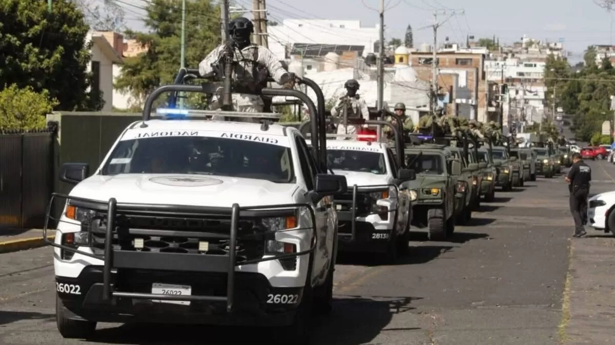 Refuerzan Michoacán con más de 10 mil elementos de seguridad
