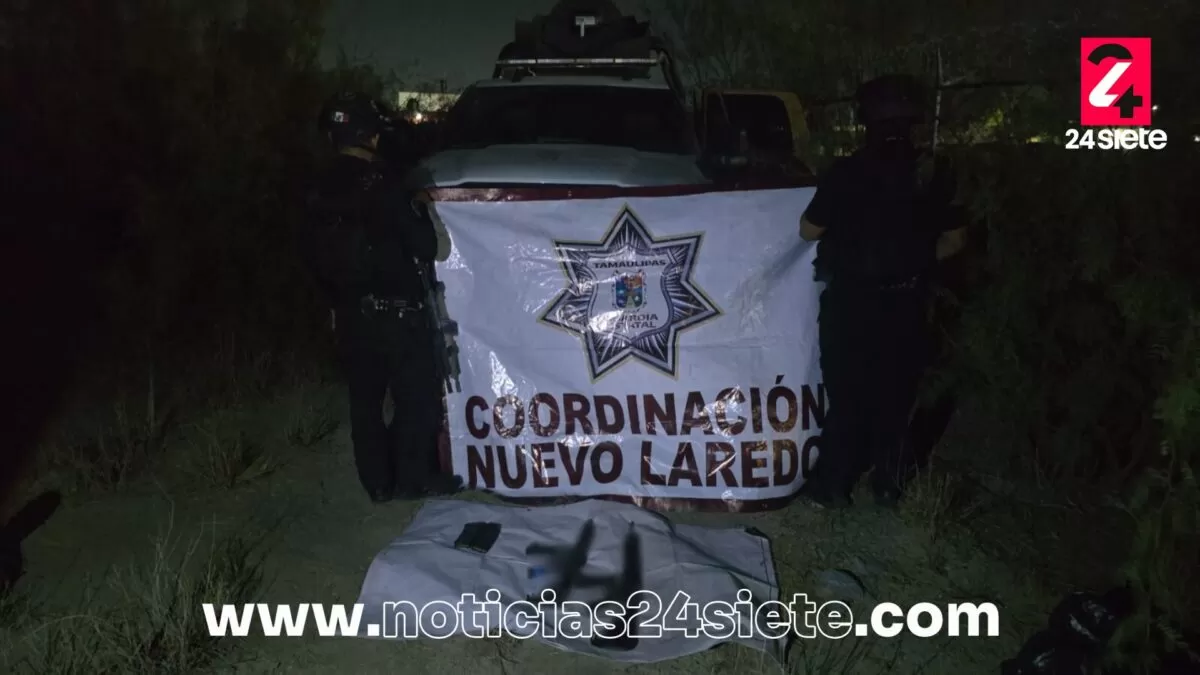 Autoridades aseguran armamento en Nuevo Laredo