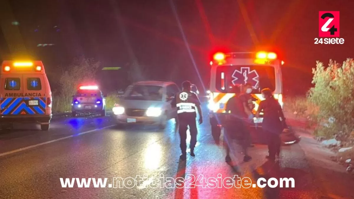 Niños lesionados tras fuerte choque en viaducto de Reynosa