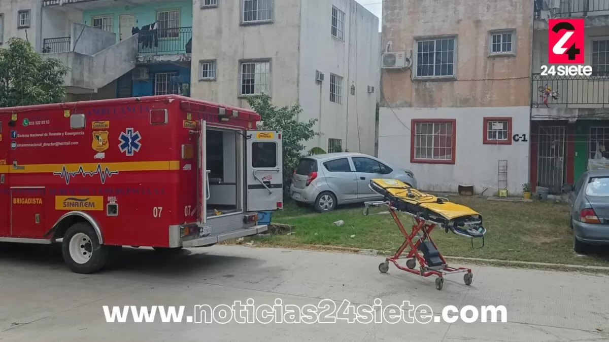Rescatan a mujer de 300 kg con síntomas de infarto en Altamira