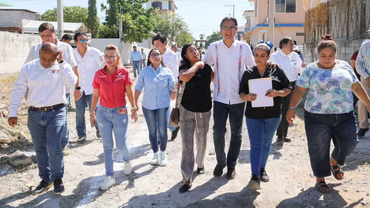 Erasmo González arranca nueva pavimentación; inversión 5.8 mdp