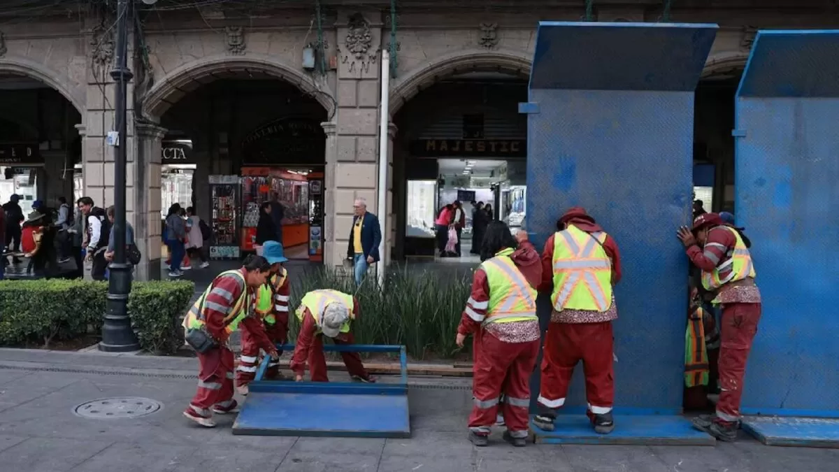 Blindan el Zócalo, Palacio Nacional y Catedral ante marchas de la CNTE y Generación Z