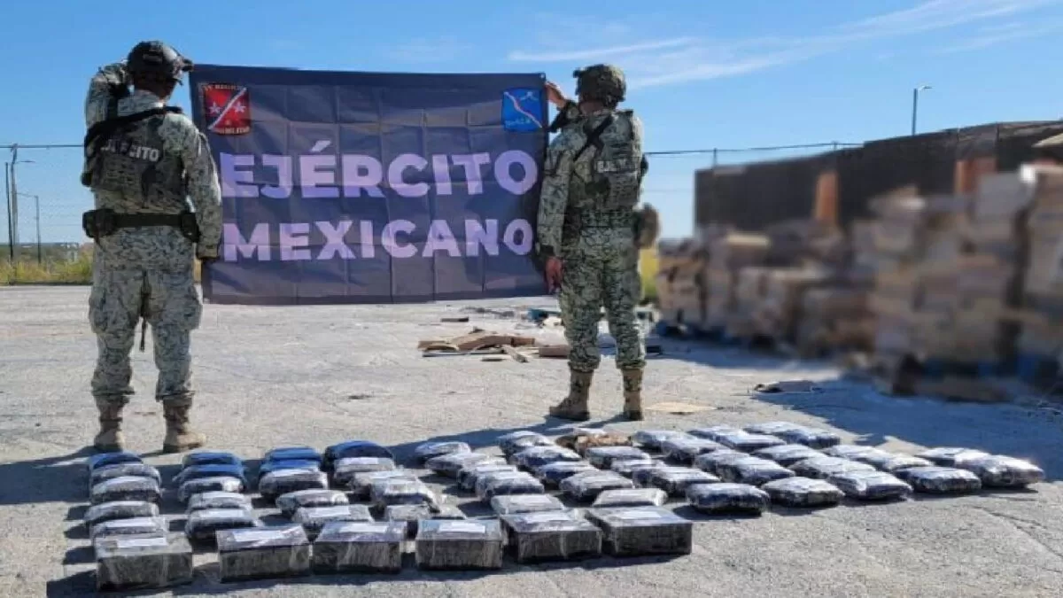 Aseguran 128 kilos de metanfetamina en Nuevo Laredo