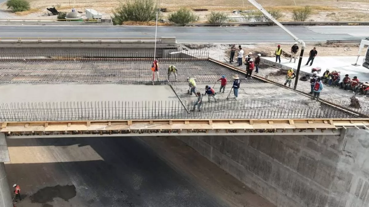 Avanza la construcción del nuevo puente del MEX II en Nuevo Laredo