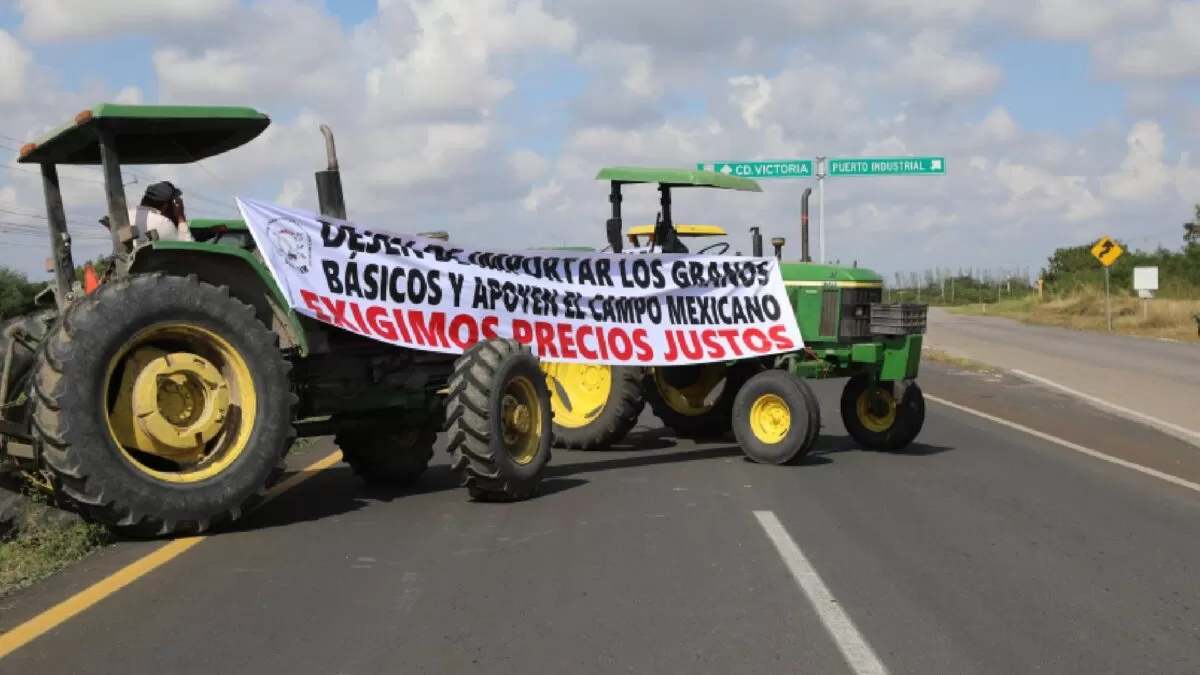 Productores de Altamira bloquean carretera en demanda de precios justos