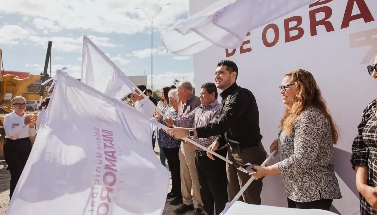 Alcalde Beto Granados da arranque de Obra en la Avenida Pedro Cárdenas, a la altura del Ejido La Luz