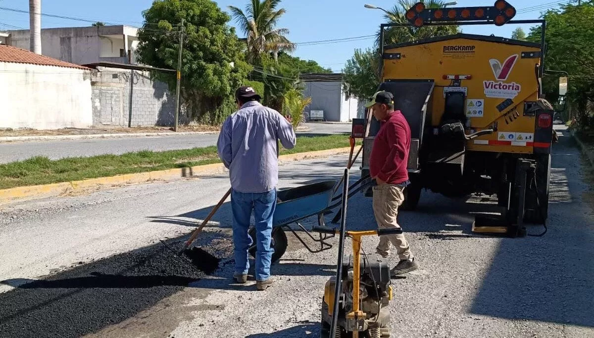 Con Plan de bacheo, gobierno de Victoria atenderá puntos críticos en rutas de transporte público