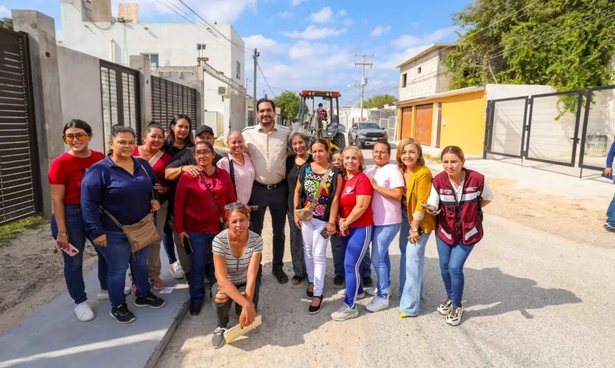 Obras por más de 80 MDP del Gobierno Municipal de Reynosa en la colonia Revolución Obrera