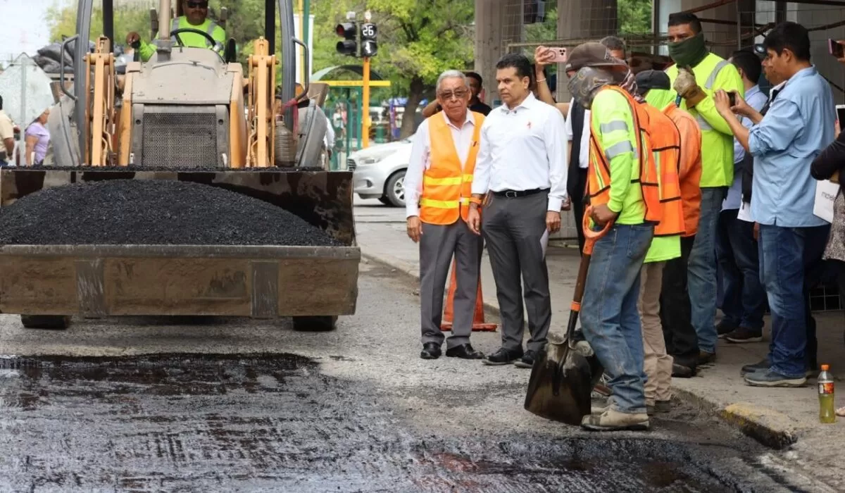 Intensifican bacheo en zona centro de Victoria