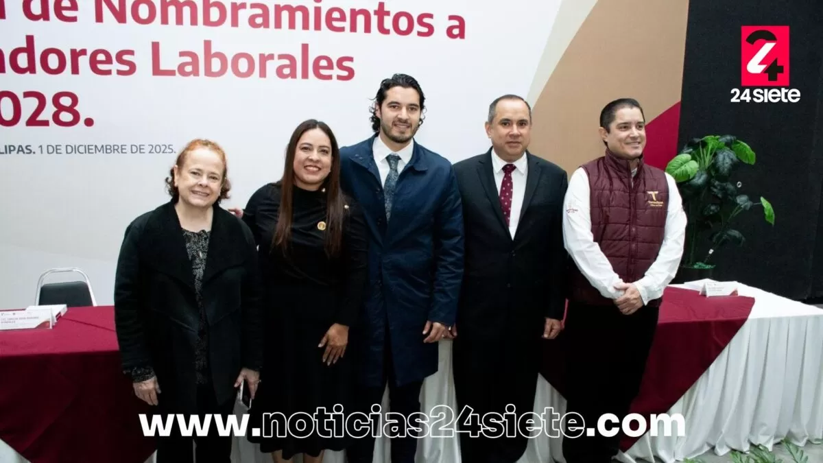 Entrega Centro de Conciliación Laboral de Tamaulipas 24 nombramientos