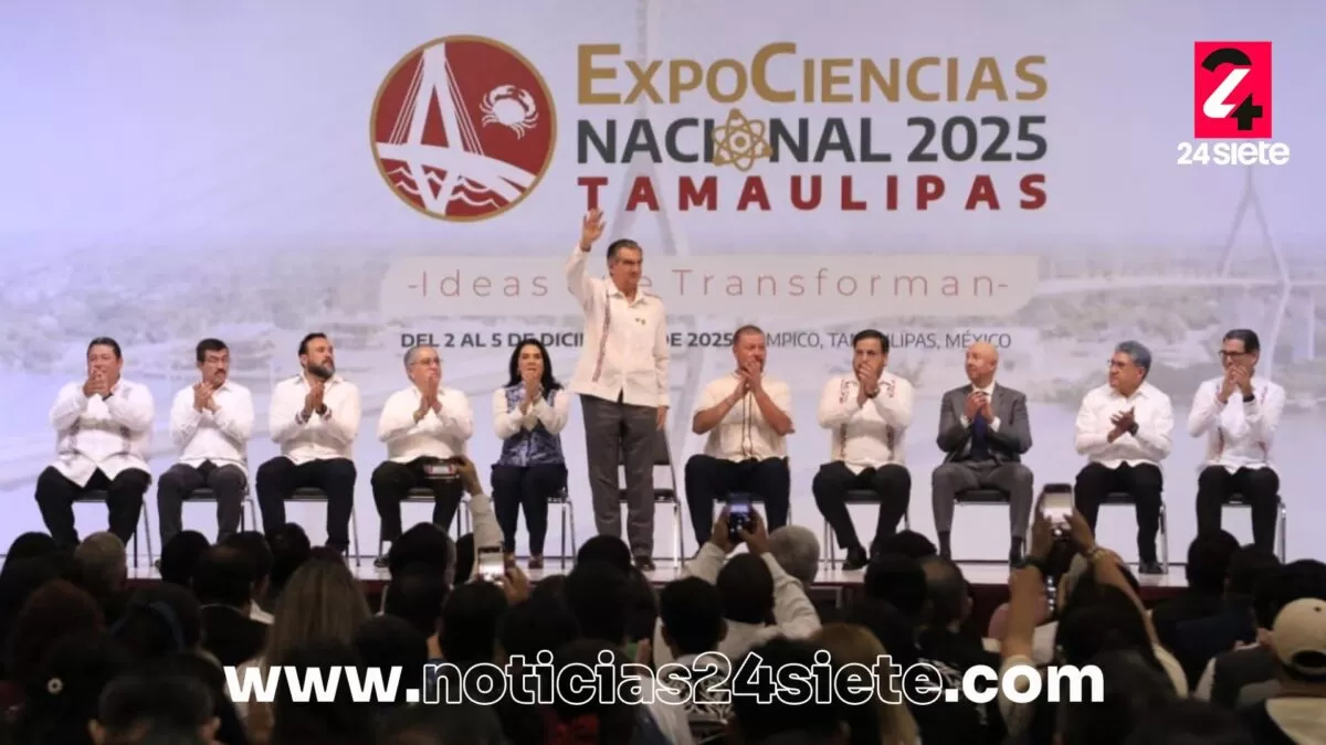 Américo impulsa la ciencia en ExpoCiencias 2025 en Tampico