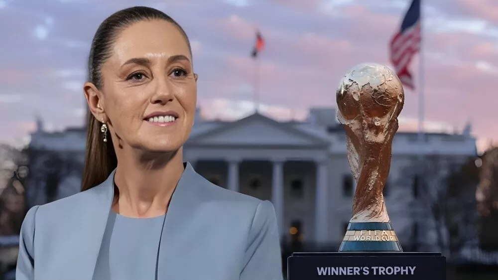 Sheinbaum llega a Washington para el sorteo del Mundial 2026