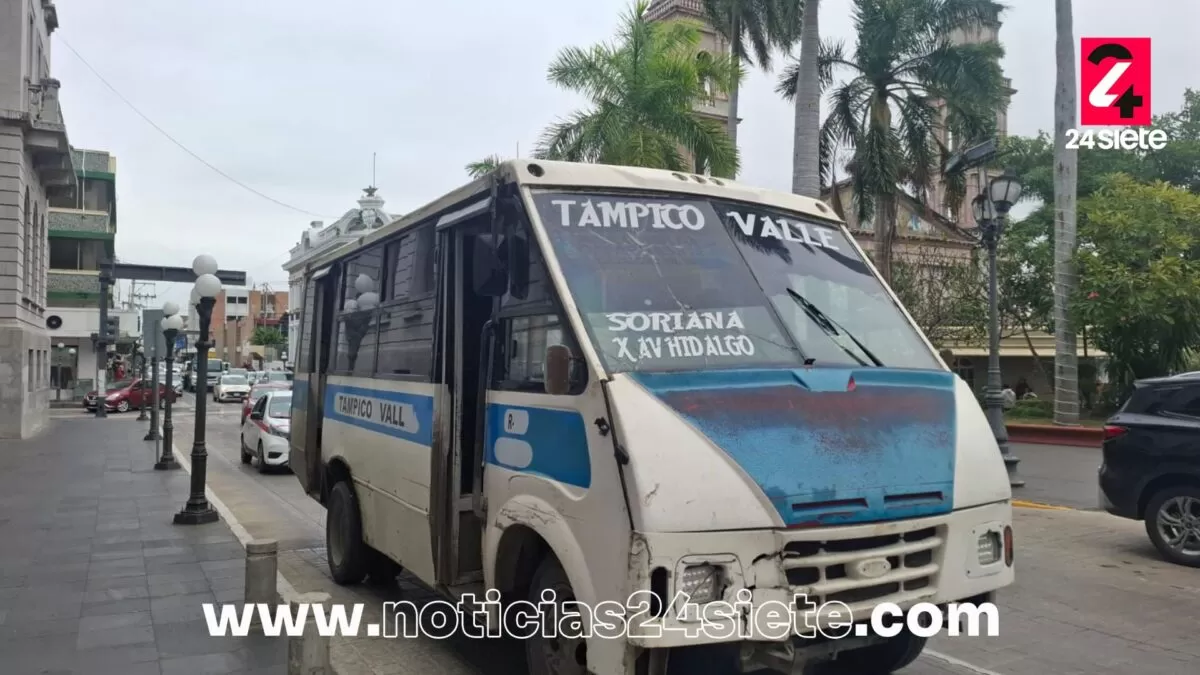 Regresa el transporte público a la zona de los mercados de Tampico