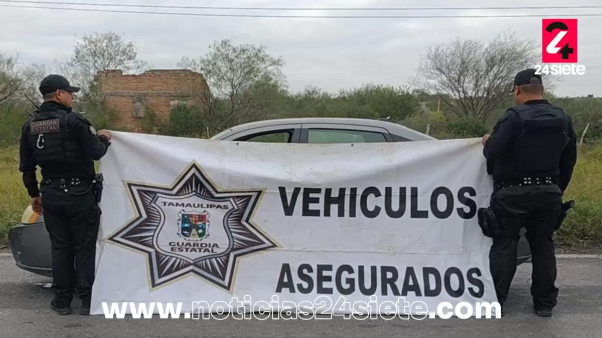 Recupera Guardia Estatal auto robado en la Reynosa–Monterrey