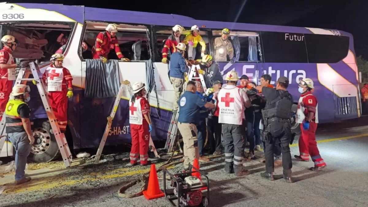 Fatal accidente de autobús en Tamaulipas: dos muertos y 36 lesionados