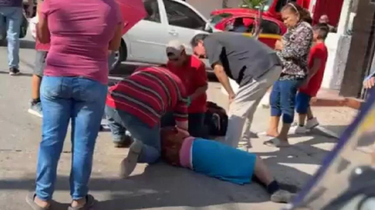 Conductor se da a la fuga tras atropellar a mujer en Madero