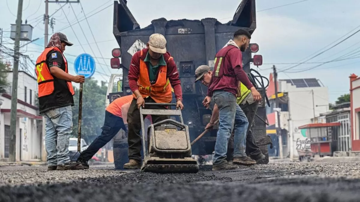 Municipio intensifica bacheo en Victoria durante periodo vacacional