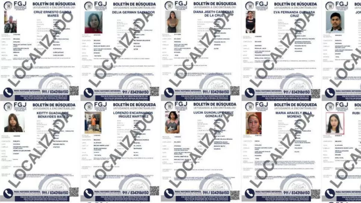 Localizan con vida a 10 personas desaparecidas en Tamaulipas