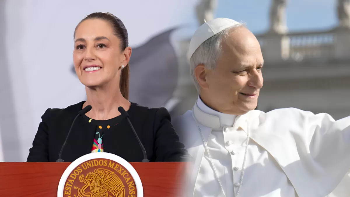 Sheinbaum sostiene llamada con el papa León XIV y lo invita a visitar México