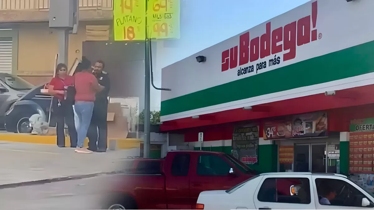 Detienen a presunta fardera en tienda SuBodega de Tampico