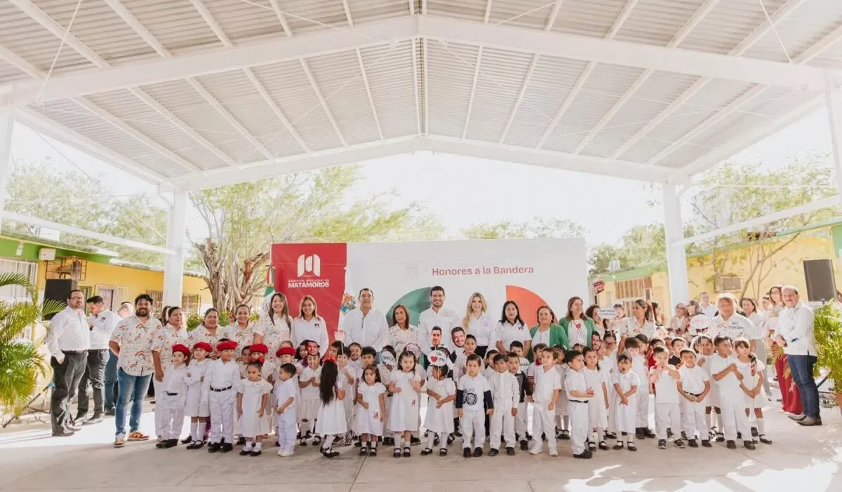 Alcalde Beto Granados entrega techumbre al Jardín de Niños Estefanía Castañeda