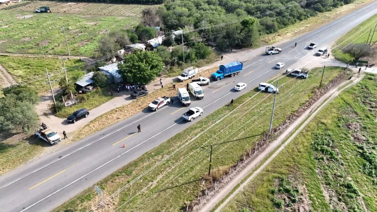 Tres lesionados tras choque múltiple en la carretera Victoria–Monterrey