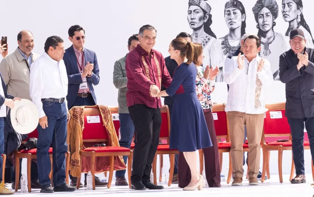 Acompaña Américo a la presidenta Sheinbaum en celebración de 7 años de la 4T